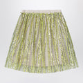 Douuod Tulle skirt with lime embroidery