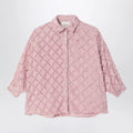 Douuod Pink Shirt With Fringe Pattern