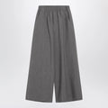 Douuod Oversized grey Chrysanthemum trousers
