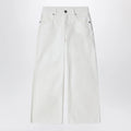 Douuod Ivory white denim trousers