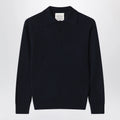 Douuod Blue wool polo shirt