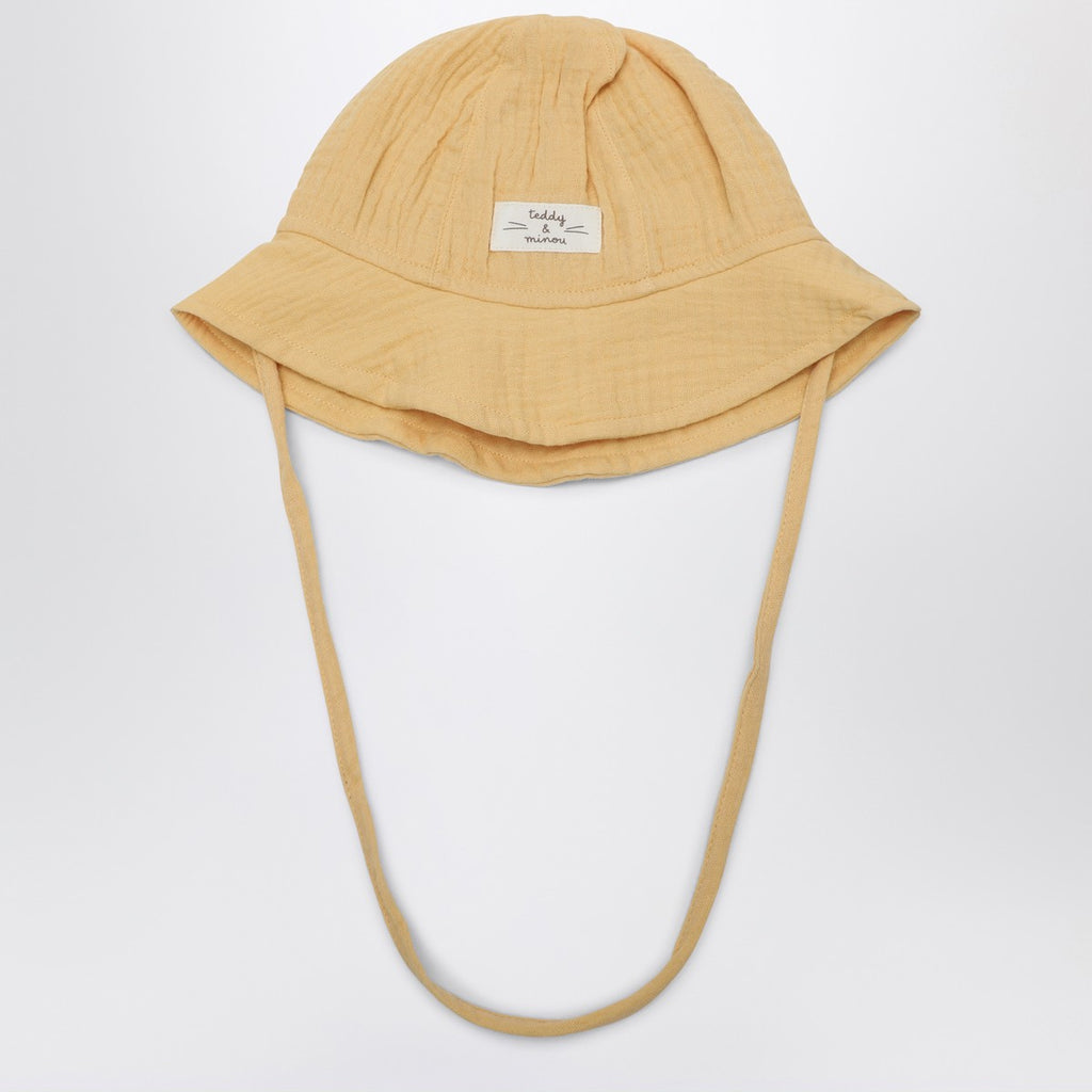 Teddy & Minou Yellow hat with drawstring