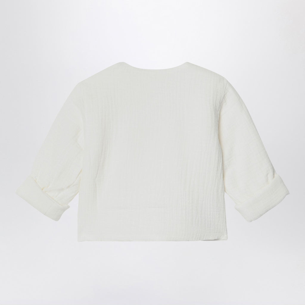 Teddy & Minou White Cotton Jacket
