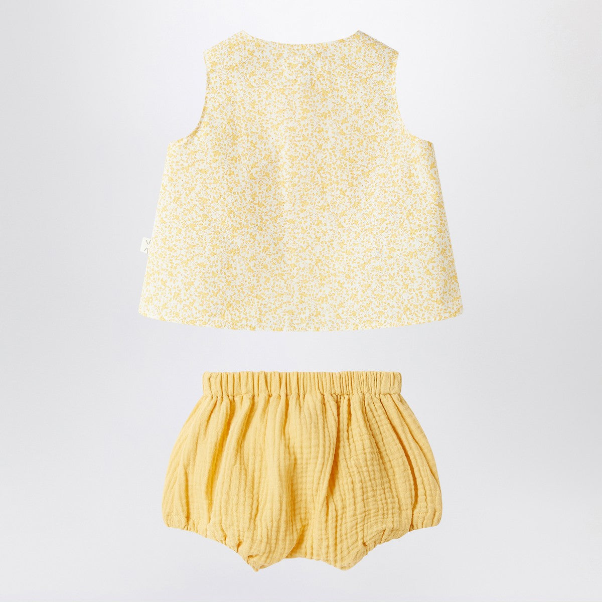Teddy & Minou Yellow outfit with floral print