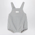 Teddy & Minou Checked overall with t-shirt