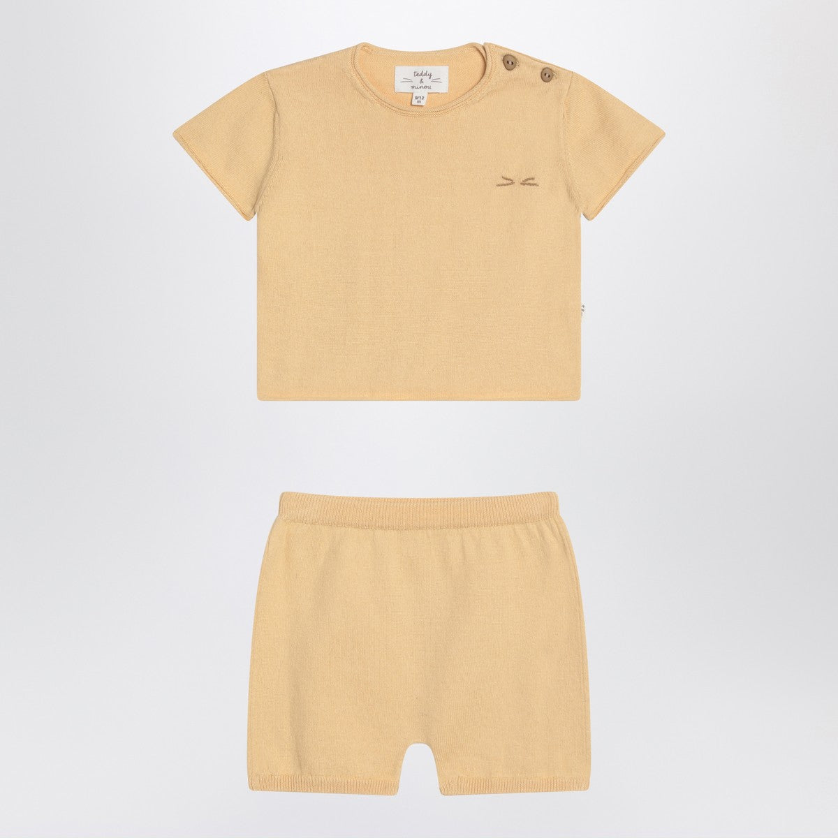 Teddy & Minou Yellow outfit in cotton