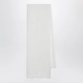 Destin White silk and cashmere-blend scarf