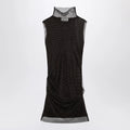 Sportmax Black mesh mini dress