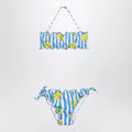 MC2 Saint Barth Striped Bikini with Lemon Print