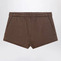 Entire Studios Cotton brown flared trousers