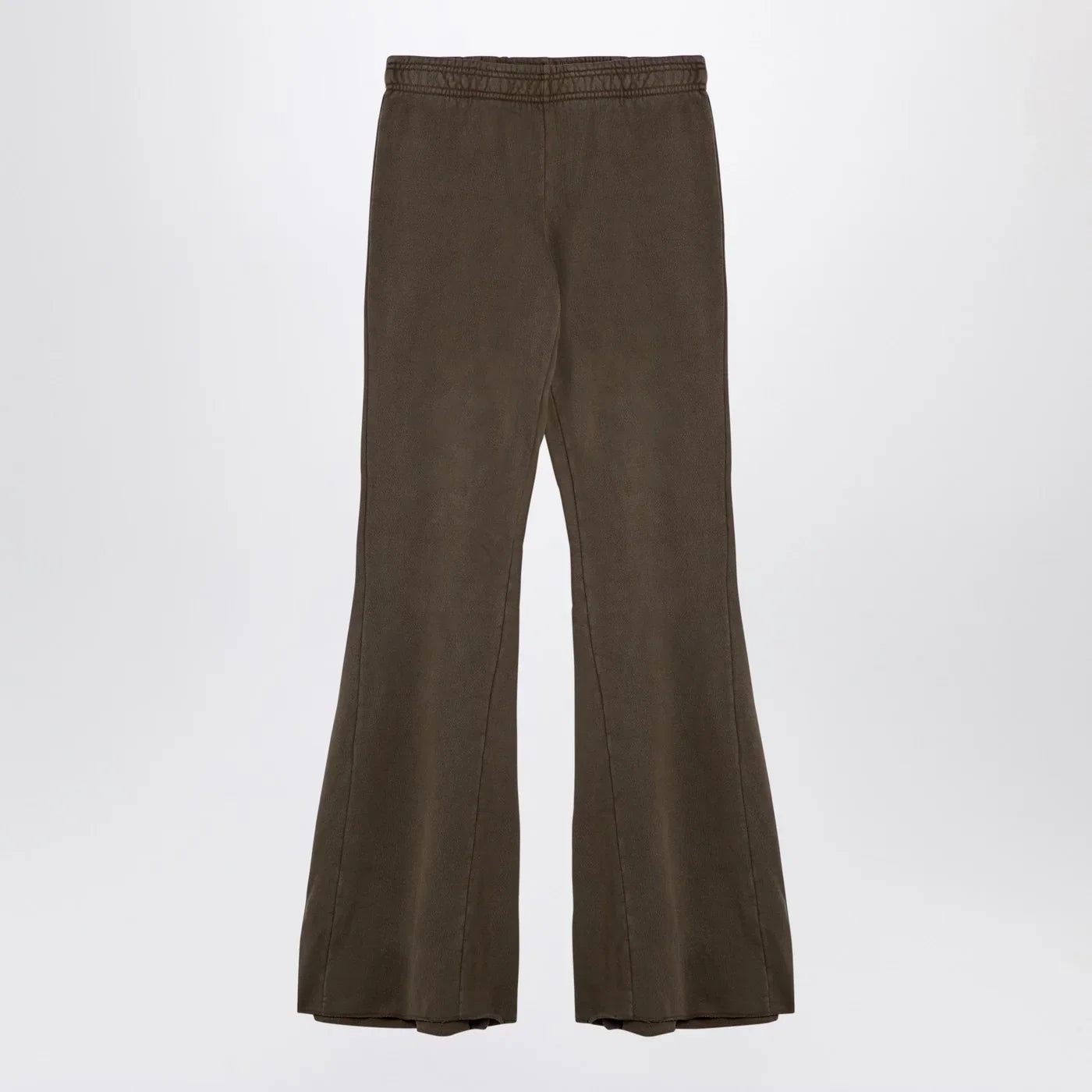 Entire Studios Organic cotton military green flared trousers