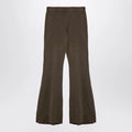 Entire Studios Organic cotton military green flared trousers