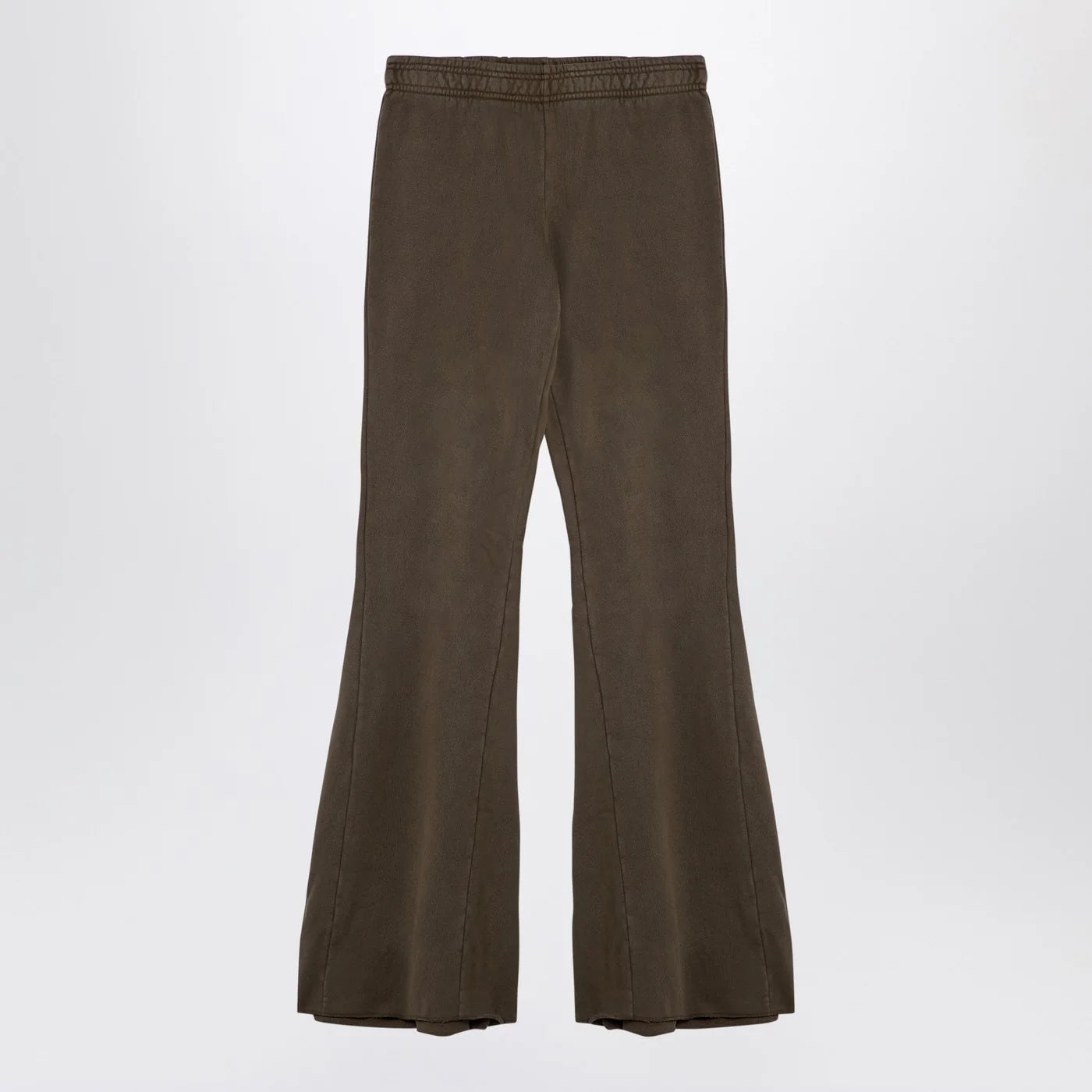 Entire Studios Organic cotton military green flared trousers