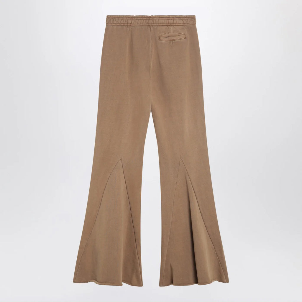 Entire Studios Cotton beige flared trousers