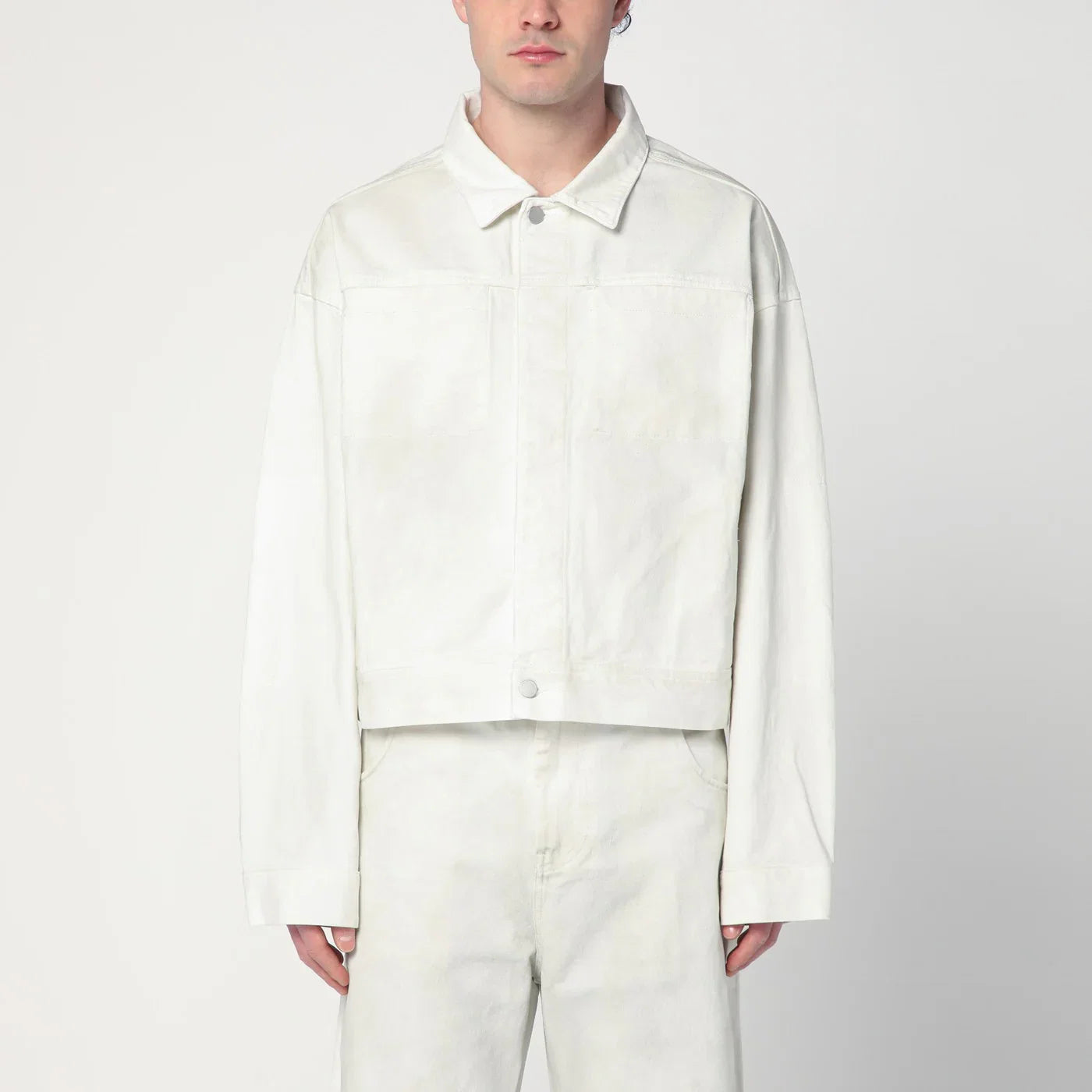 Entire Studios Ivory denim jacket