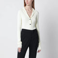 Entire Studios White high-neck Henley top
