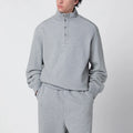 Entire Studios Grey cotton buttoned sweater