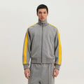 1989 STUDIO Gray jacket with side stripes