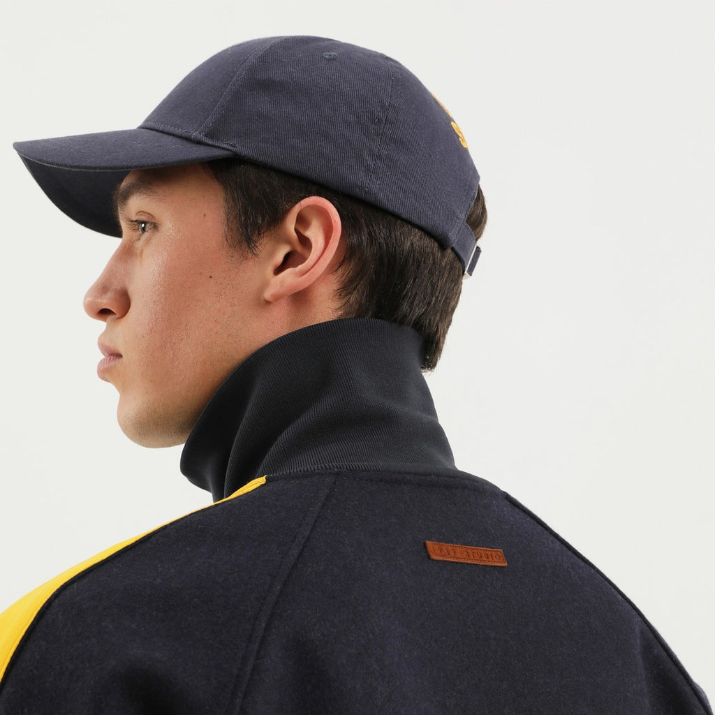 1989 STUDIO Gray jacket with side stripes