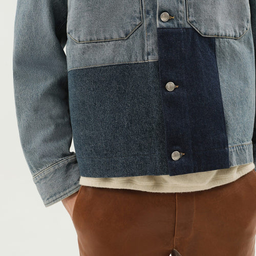 1989 STUDIO Denim jacket with patches