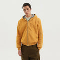 1989 STUDIO Yellow suede hoodie