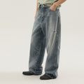 1989 STUDIO Rhodesian pants in stone blue denim