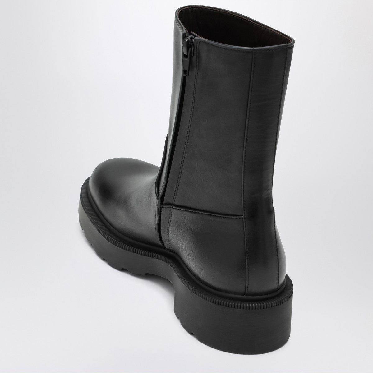 The Row Nobilis TR black leather boot