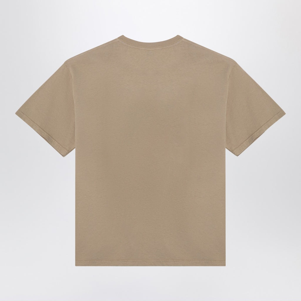 Brain Dead Beige cotton T-shirt with print