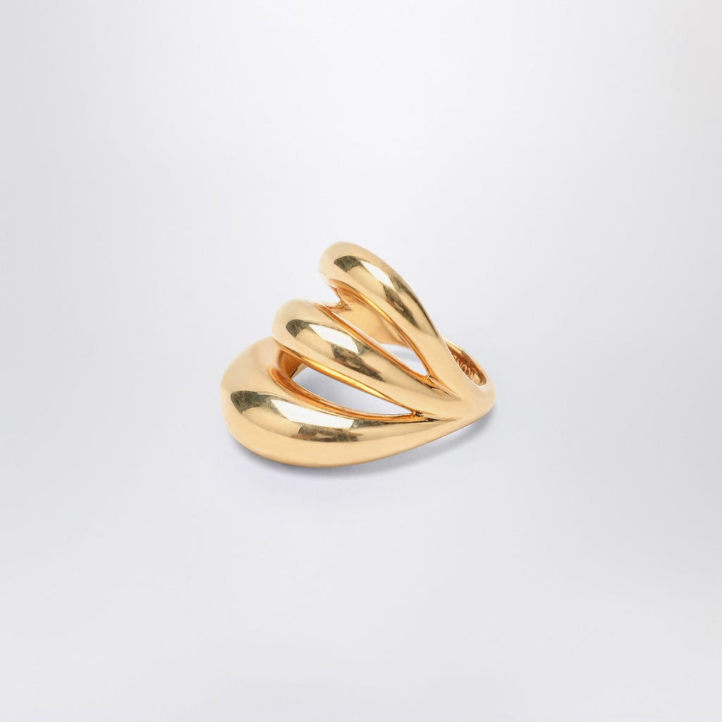 Panconesi Triptych Blow Up gold ring