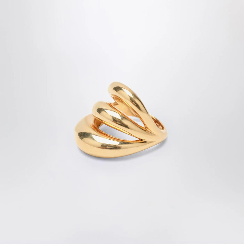 PANCONESI Triptych Blow Up gold ring