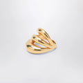 PANCONESI Triptych Blow Up gold ring