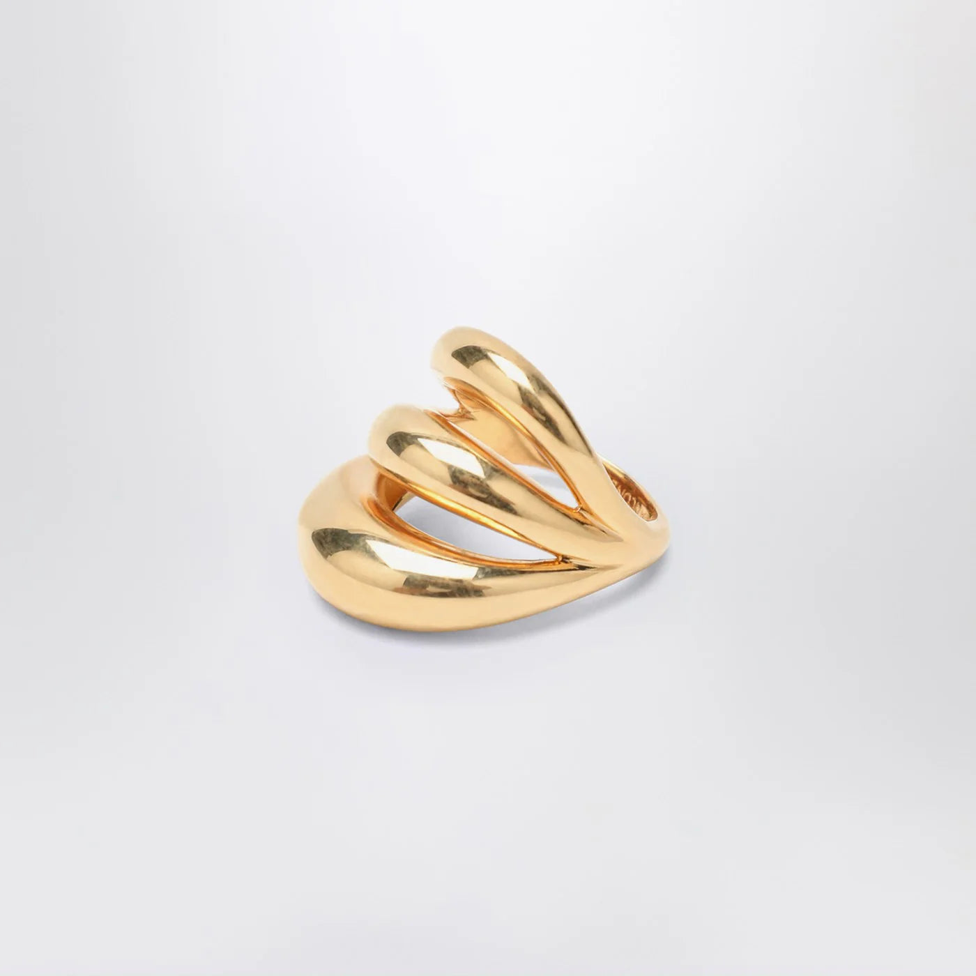 PANCONESI Triptych Blow Up gold ring
