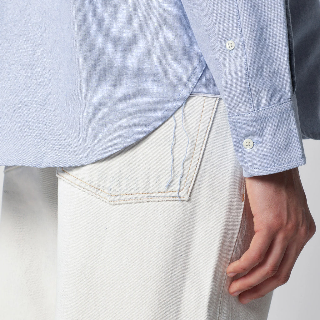 Brain Dead Light blue button-down cotton shirt