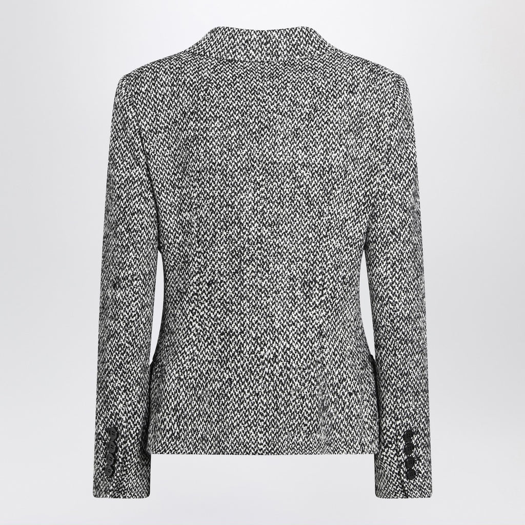 Dolce & Gabbana Dolce&Gabbana Single-breasted speckled wool-blend jacket