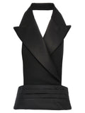 Dolce & Gabbana Double-breasted Bare Back Vest