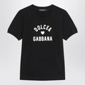 Dolce & Gabbana Dolce&Gabbana Black cotton logo T-shirt