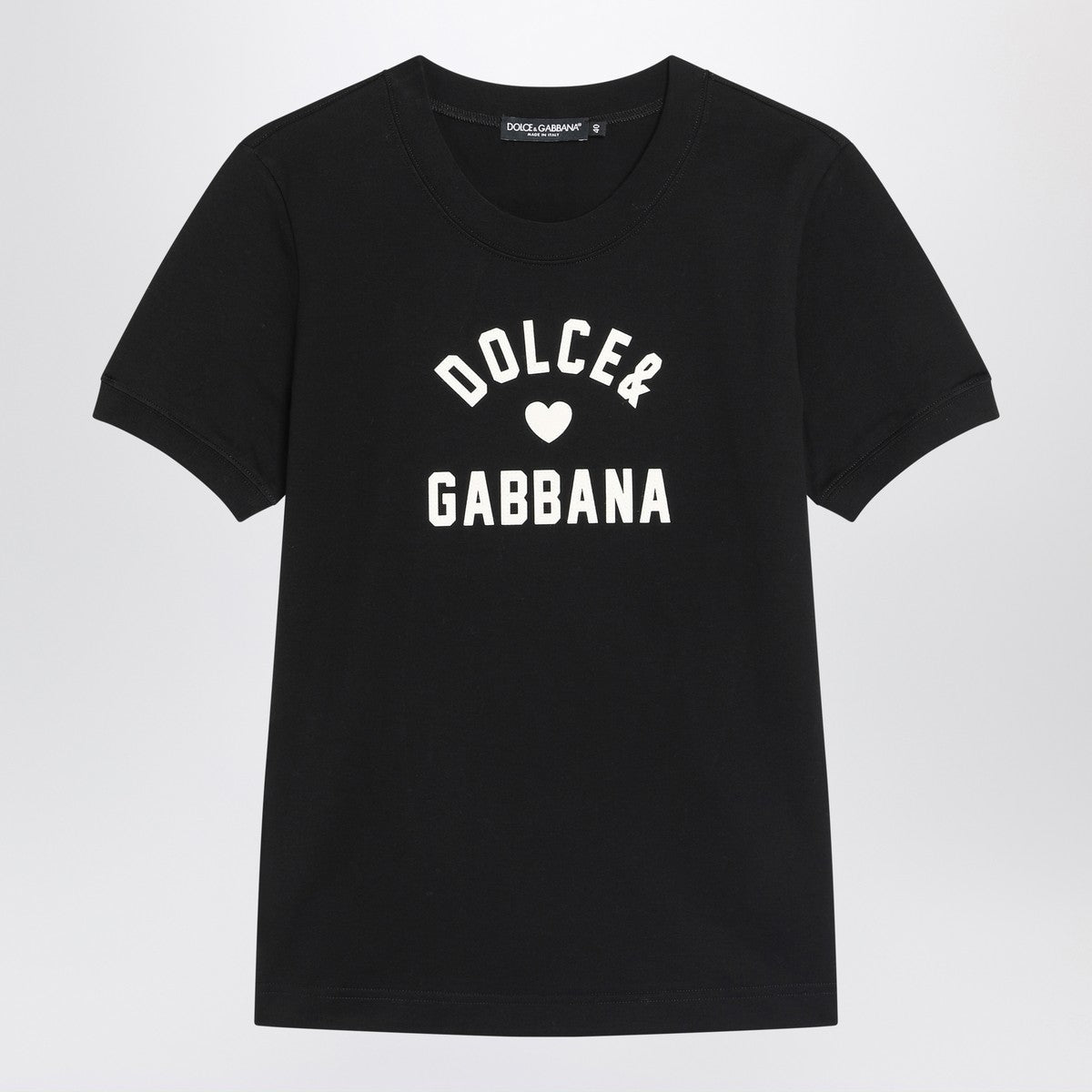 Dolce & Gabbana Dolce&Gabbana Black cotton logo T-shirt