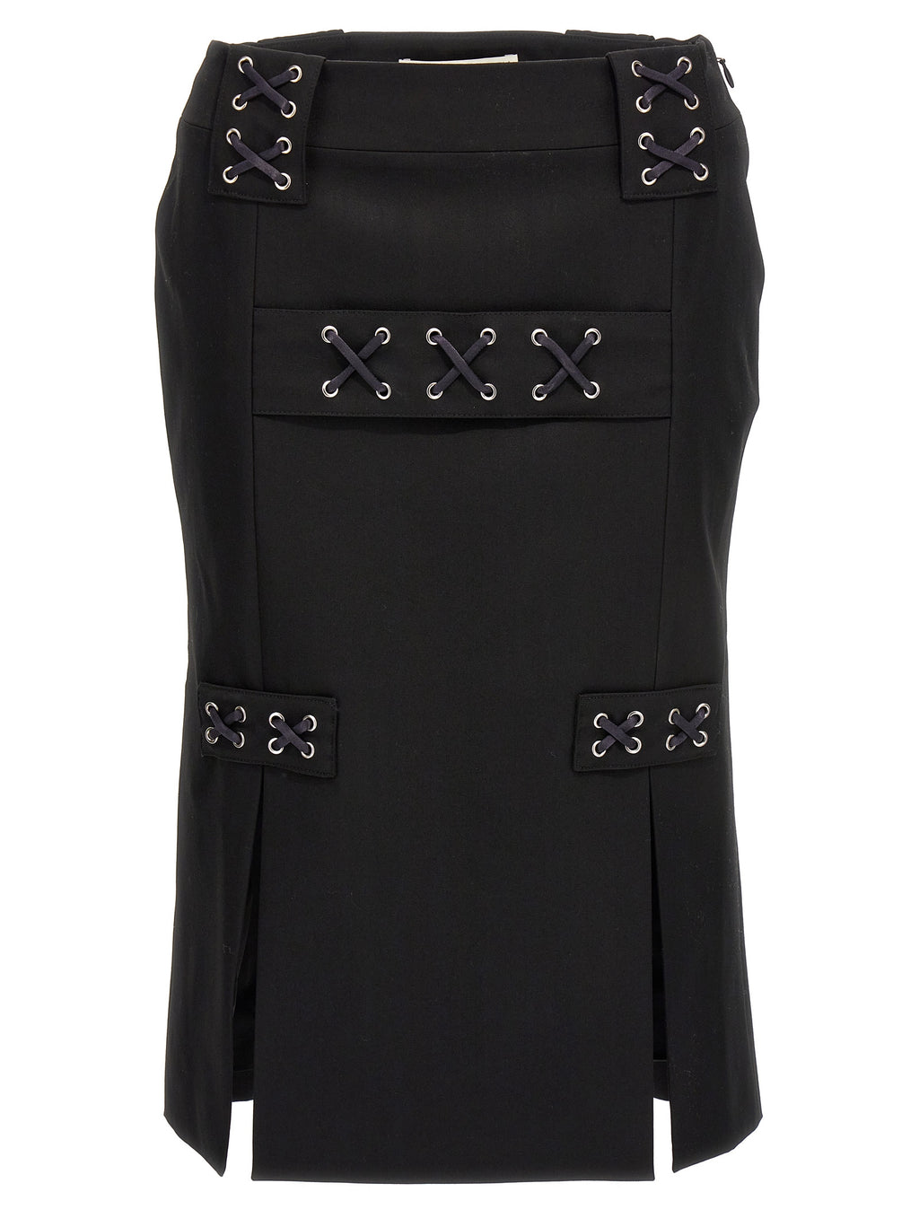Alessandra Rich Lace-up Skirt