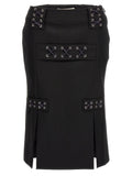Alessandra Rich Lace-up Skirt