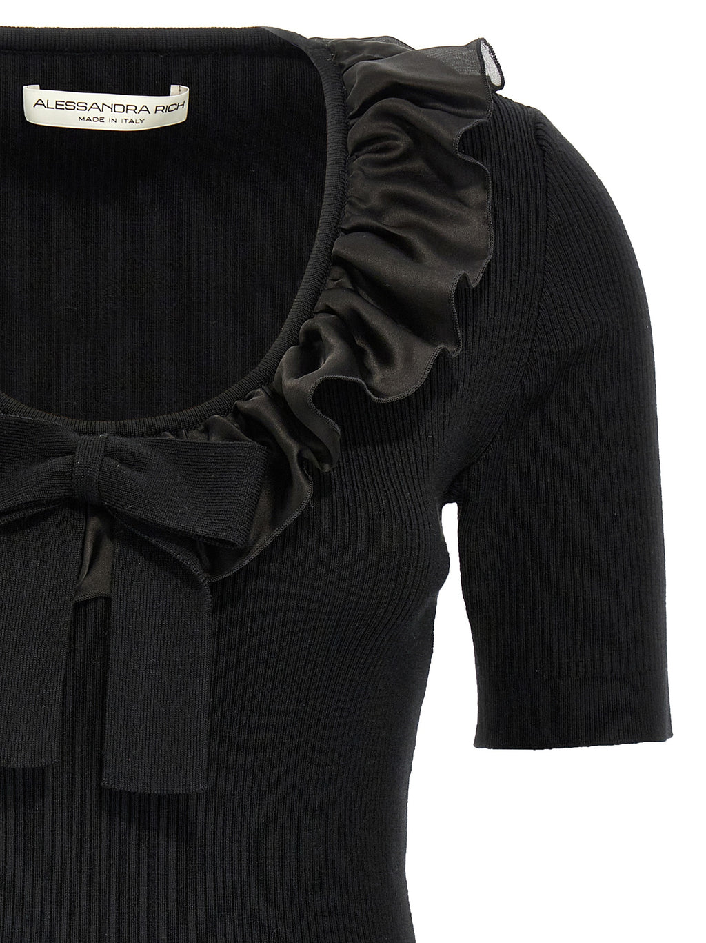 Alessandra Rich Ruffle T-shirt