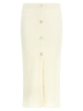 Alessandra Rich Carded Mohair Skirt