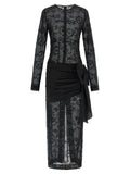 Alessandra Rich Lace Bustier Dress