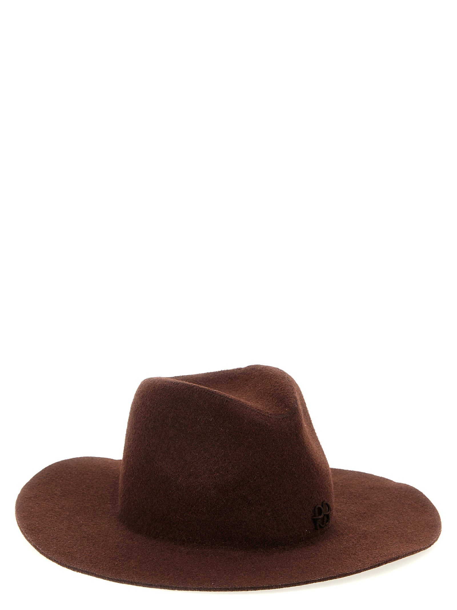 Ruslan Baginskiy Monogram-embellished Fedora Hat