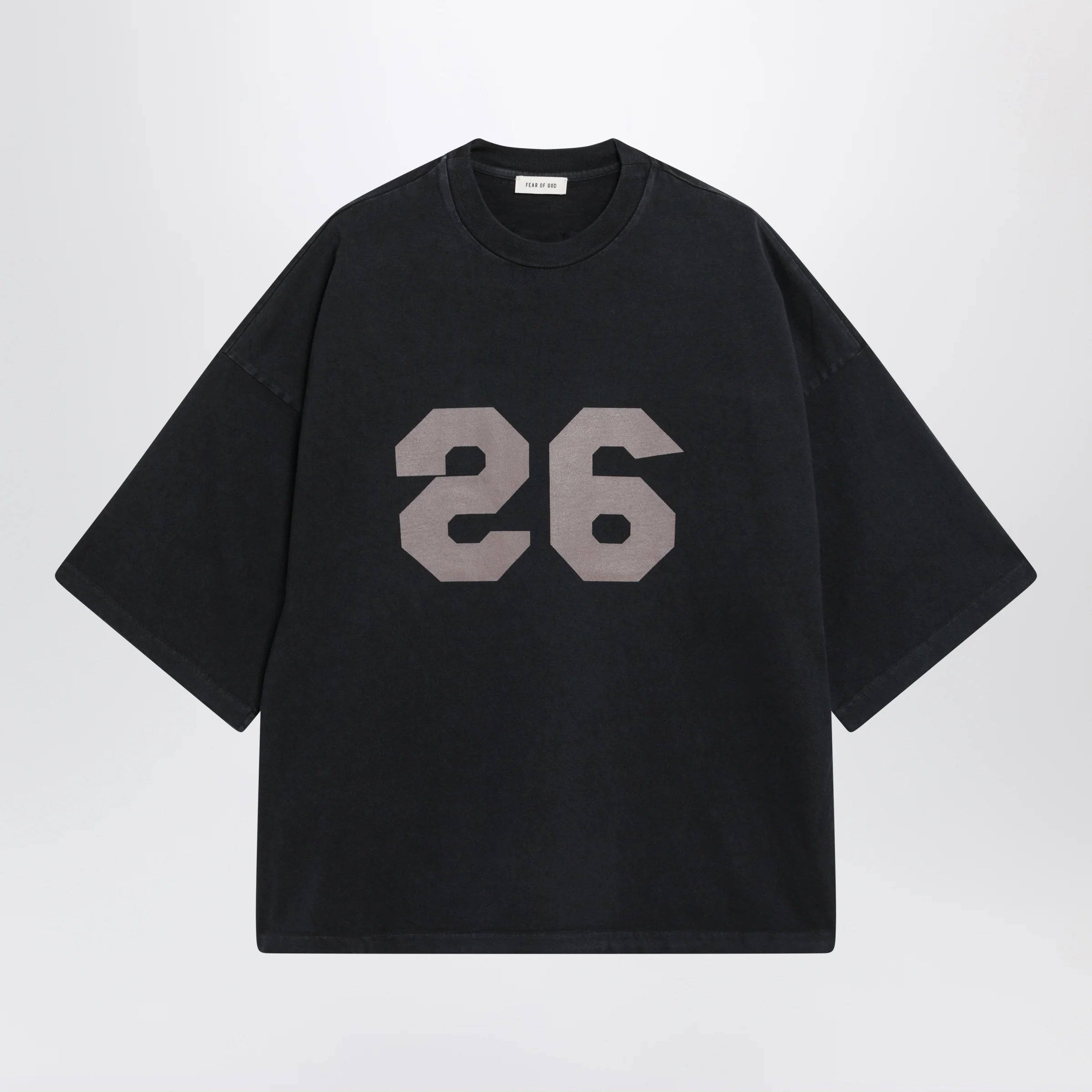 Fear of God T-shirt 26 in heavy cotton jersey in black