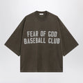 Fear of God Baseball Club heavy cotton jersey T-shirt in faded brown