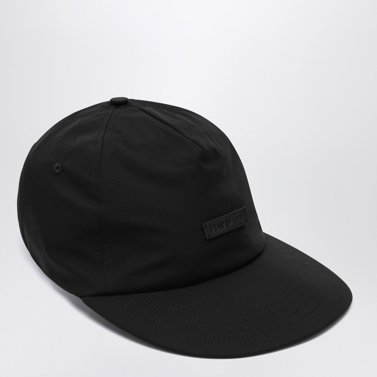 Fear of God Black nylon baseball cap