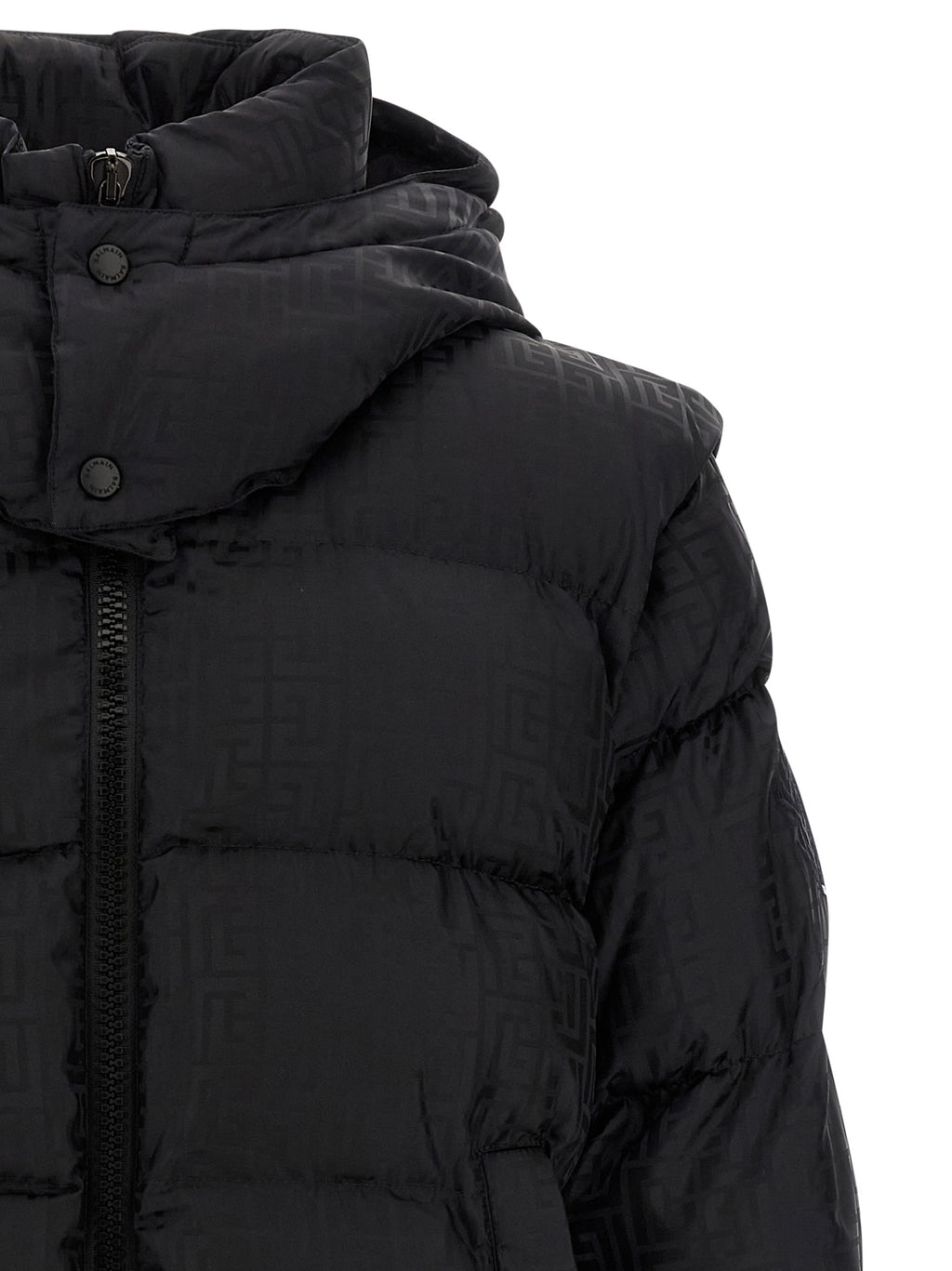 Balmain Monogram Pb Labirinto Down Jacket