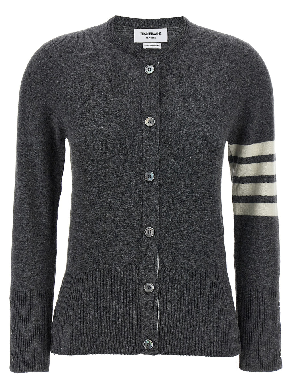 Thom Browne Classic Cashmere 4-bar Cardigan
