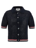Thom Browne Hector Pointelle Polo Shirt