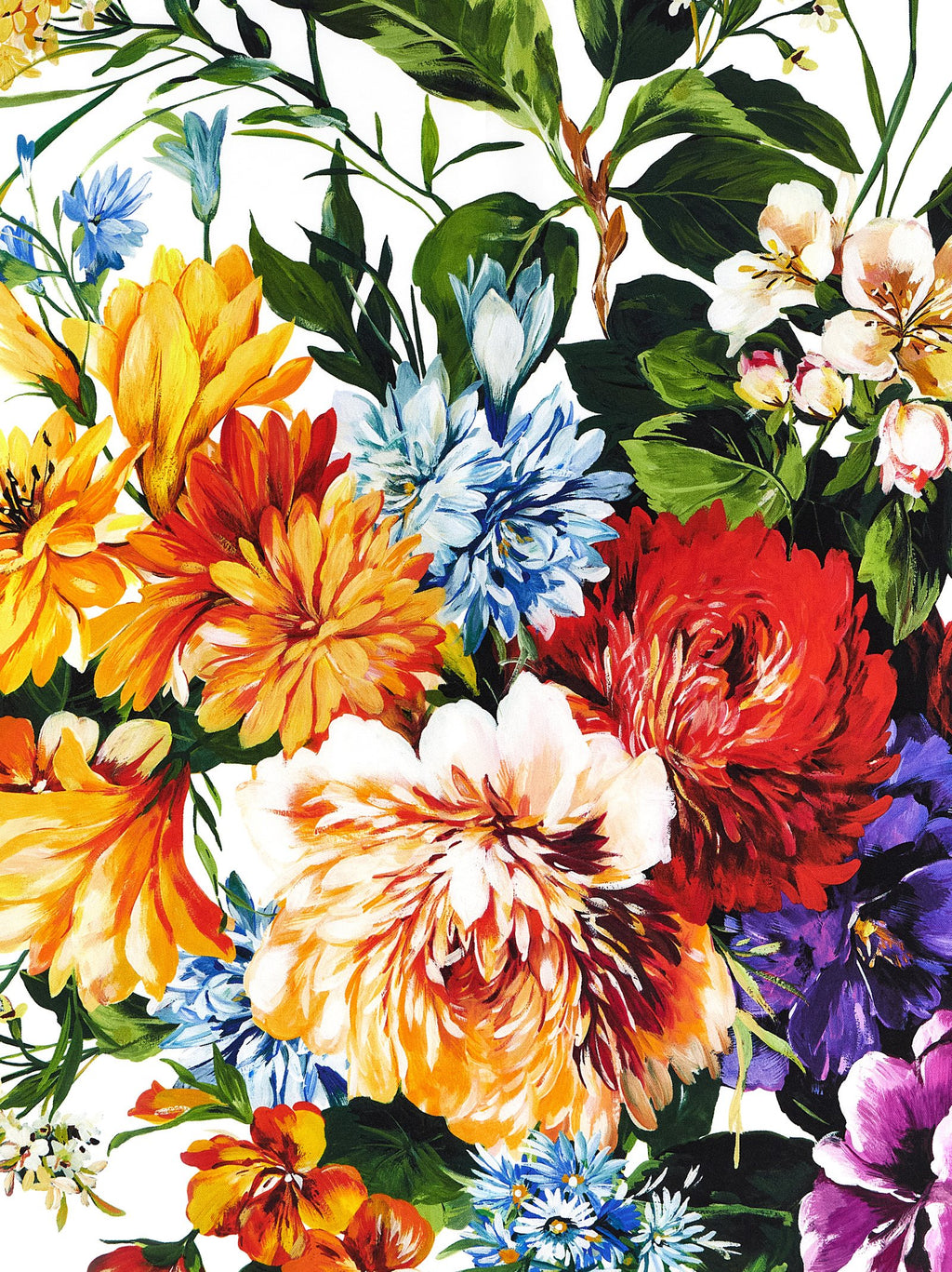 Dolce & Gabbana Floral Print Scarf